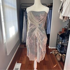 Karen Millen | Silk Blend Mini Dress | Size 6